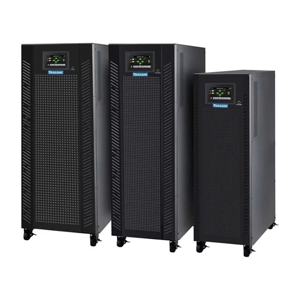 ONTECH - Tescom Teos 310 10kva 3f/3f (20x9ah) 5/10dk Rs-232 Pf;0,9 Lcd Onlıne Ups (trıfaze)