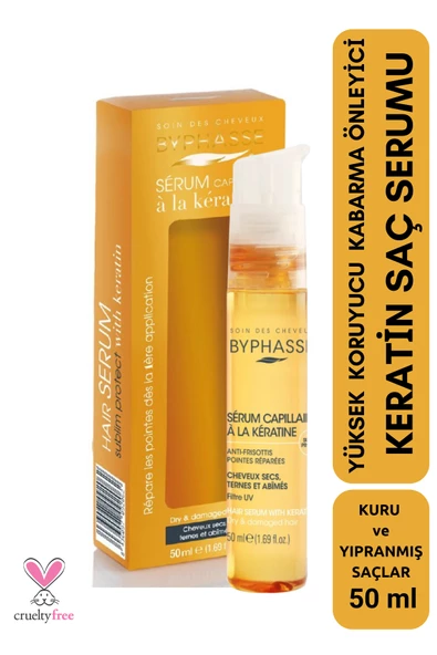 BYPHASSE Keratin Serum Yüksek Koruyucu Kabarma Önleyici 50ml - 2