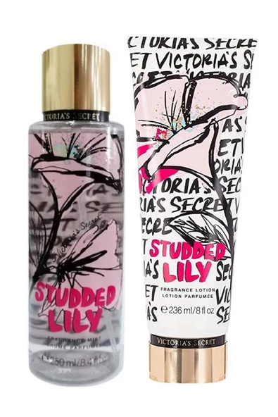 Victoria's Secret Studded Lily Vücut Losyonu Ve Spreyi 2'li Set