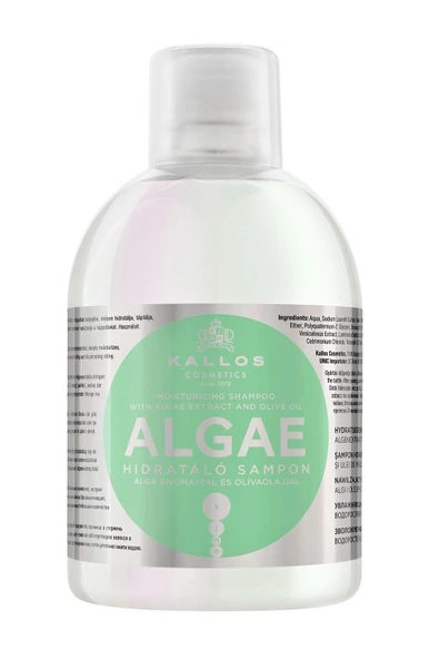 Kallos Cosmetics Algae 1000ml Yosun Özlü Ve Zeytinyağlı Nemlendirici Şampuan
