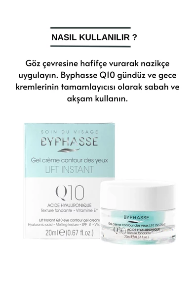 BYPHASSE Coenzym-Q10 Yaşlanma Karşıtı ve Toparlayıcı Göz Kremi 20ml - 2
