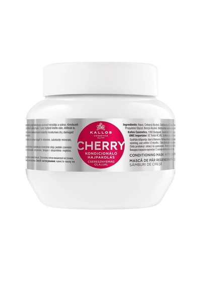 Kallos Cosmetics Cherry Kiraz Tohumu Yağı Içeren Saç Bakım Maskesi 275ml