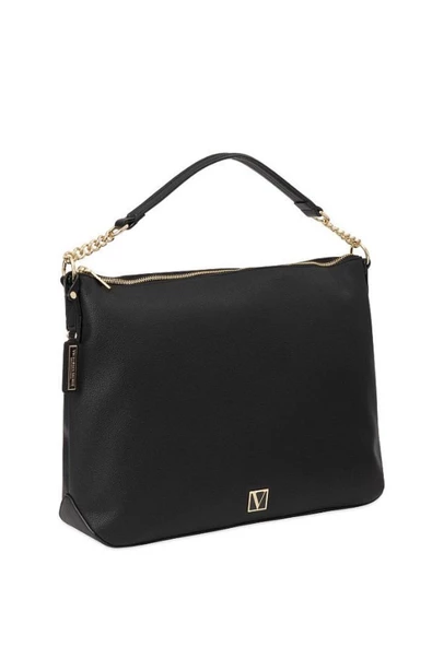 Victoria's Secret Kadın Siyah Hobo Çanta - 3