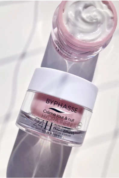 BYPHASSE Nemlendirici 24 Saat Nem Gece Gündüz Yüz Bakım Kremi 50ml - 4