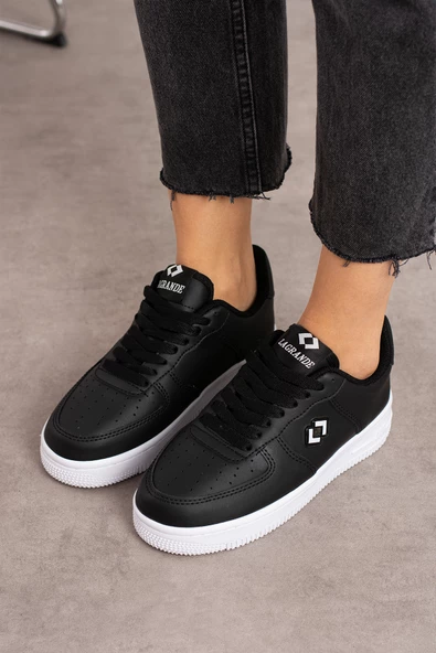 La Grande  Air Kadın Siyah Beyaz Sneaker Spor Ayakkabı - Resim 2