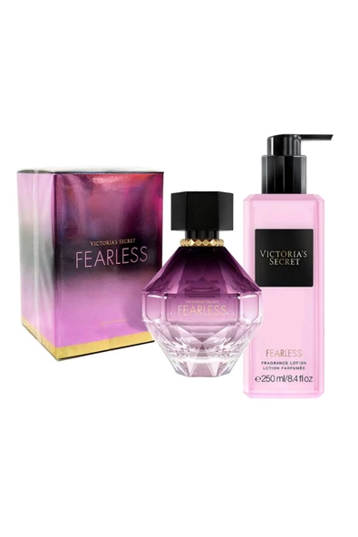 Victoria's Secret Fearless Edp 50 ml Kadın Parfüm + 250 ml Vücut Losyonu 2li Set