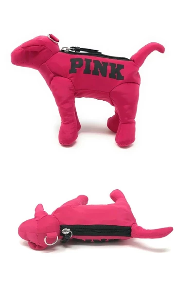 Victoria's Secret VS Pink Katlanabilir Puantiyeli Pupy Temalı Mini Çanta - 4