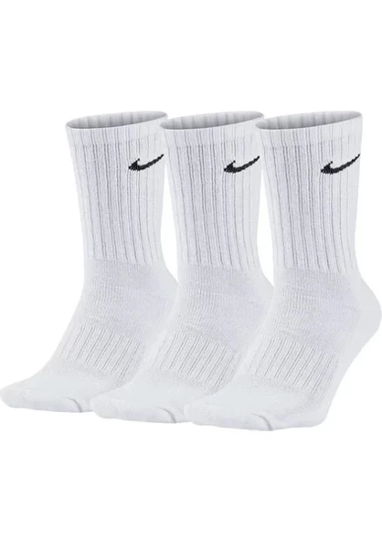 Nike Everyday Cush 3Lü Beyaz Antrenman Çorap Sx7664-100 - 2