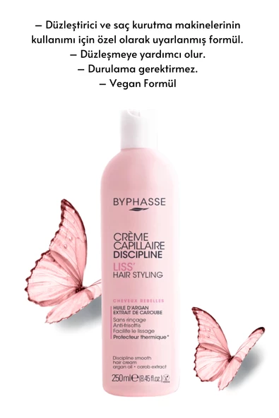 BYPHASSE Asi Kabarık Saçlar İçin Şekillendirici Bakım Kremi 250ml - 3
