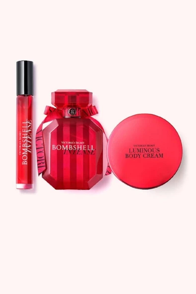 Victoria's Secret Bombshell Intense 50ml Kadın Parfüm Kutulu Hediye Seti - Resim 2