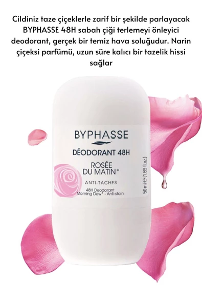 BYPHASSE 48H Roll-on Deodorant Morning Dew 50ml - 2