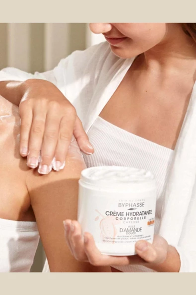 BYPHASSE Nemlendirici Vücut Kremi Tatlı Badem Yağlı 500ml - 5