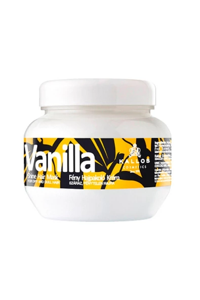 Kallos Cosmetics Vanilla Kuru Ve Mat Saçlar Için Vanilya Özlü Işıltı Verici Saç Bakım Maskesi 275ml