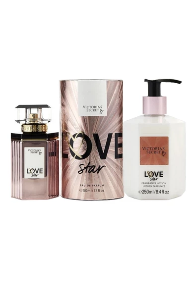 Victoria's Secret Love Star Edp 50 ml Kadın Parfüm + 250 ml Vücut Losyonu 2li Set
