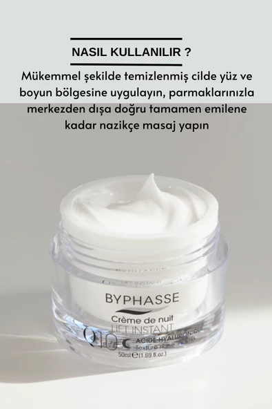BYPHASSE Coenzym-Q10 Yaşlanma Karşıtı ve Toparlayıcı Gece Kremi 50ml - 3