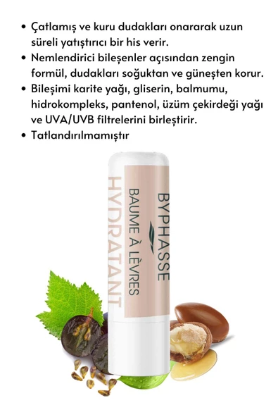 BYPHASSE Nemlendirici Dudak Bakım Kremi 2x4.8 GR - 2