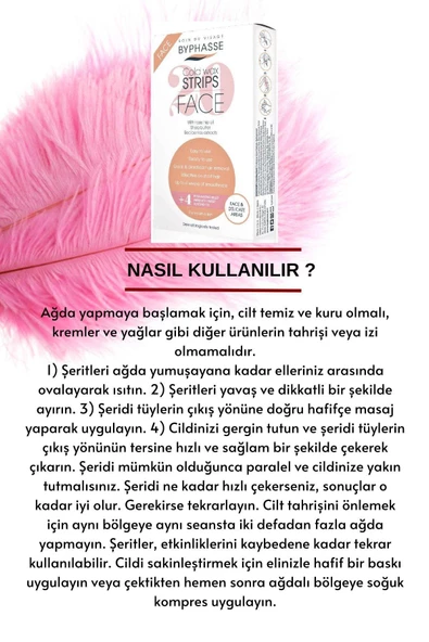 BYPHASSE Ağda Bandı Hassas Ciltler İçin Yüz & Özel Bölgeler 20 adet - 3