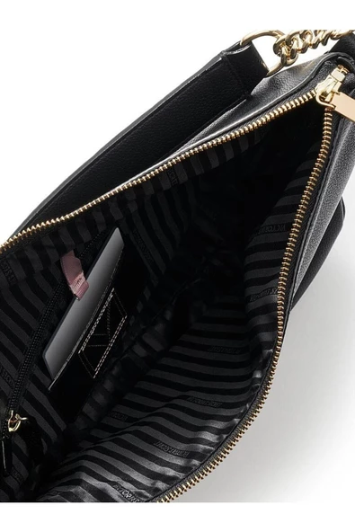 Victoria's Secret Kadın Siyah Hobo Çanta - 6