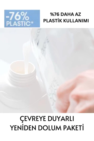 BYPHASSE Caresse Pamuk Çiçeği Özlü Kremli Duş Jeli Ekonomik Yeniden Dolum Paketi 1000ml - 5