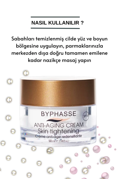 BYPHASSE Anti-Aging Pro50 Sıkılaştırıcı ve Yaşlanma Karşıtı Krem 50ml - 3