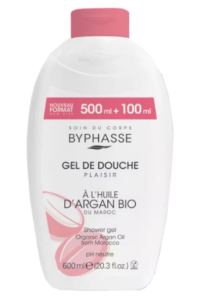BYPHASSE Plaisir Organik Argan Yağı Duş Jeli 600ml - 4