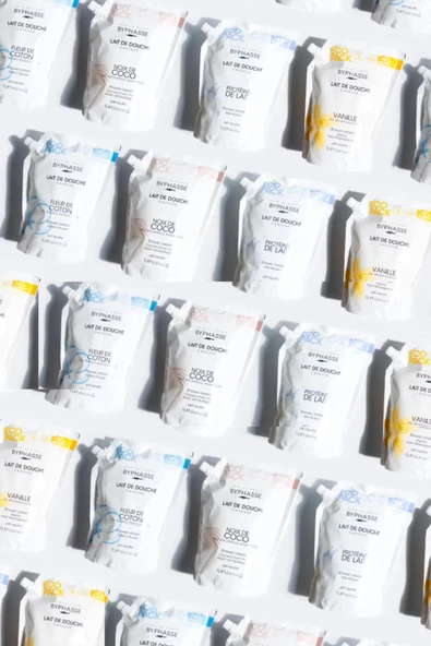 BYPHASSE Caresse Süt Proteinli Kremli Duş Jeli Ekonomik Yeniden Dolum Paketi 1000ml - 6