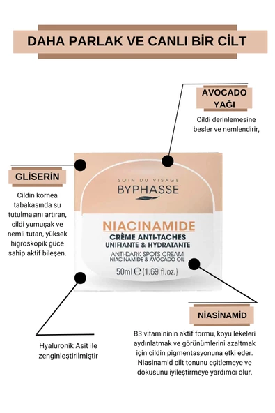 BYPHASSE Niacinamide Skin Booster Leke Karşıtı Krem 50ml - 4