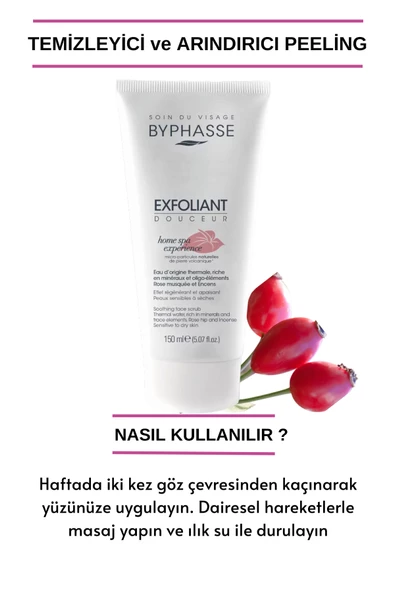 BYPHASSE Temizleyici ve Yenileyici Yüz Peelingi Hassas ve Kuru Ciltler 150ml - 3