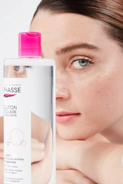 BYPHASSE Micellar Yüz ve Makyaj Temizleyici  Misel Su Kuru,Hassas ve Allerjiye Meyilli Ciltler 100ml - 5