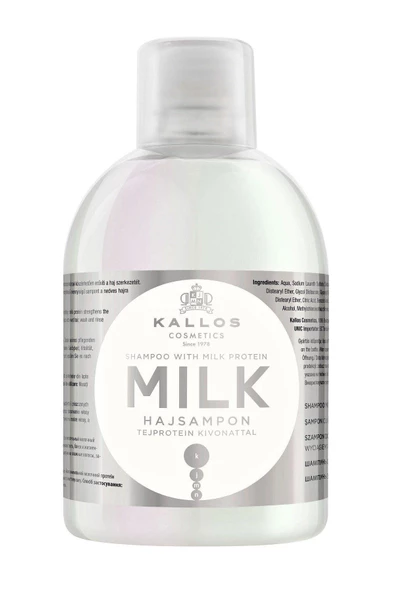 Kallos Cosmetics Milk 1000ml Süt Proteinli Şampuan