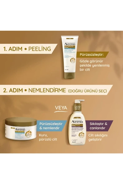 Aveeno Skin Renewal Cilt Yenileyici Vücut Peelingi 200 ml - 5