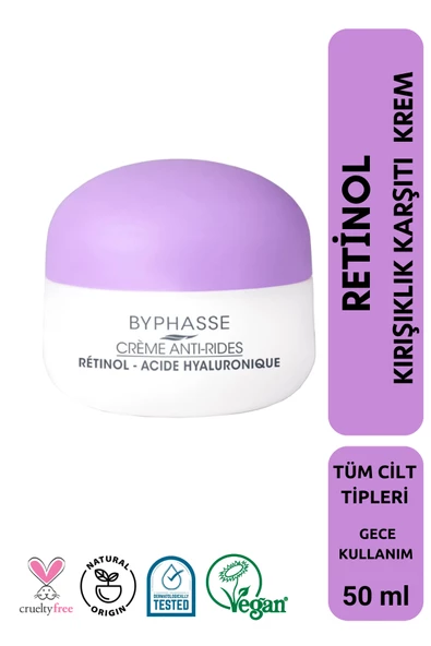 BYPHASSE Retinol Skin Booster Kırışıklık Karşıtı Krem 50ml