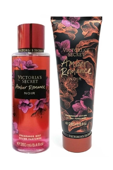 Victoria's Secret Amber Romance Noir Vücut Losyonu Ve Spreyi 2'li Set