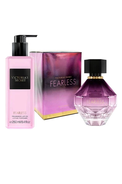 Victoria's Secret Fearless Edp 50 ml Kadın Parfüm + 250 ml Vücut Losyonu 2li Set - Resim 2