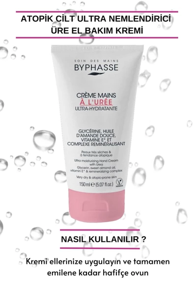 BYPHASSE Atopik Cilt Ultra Nemlendirici El Kremi 150ml - 3