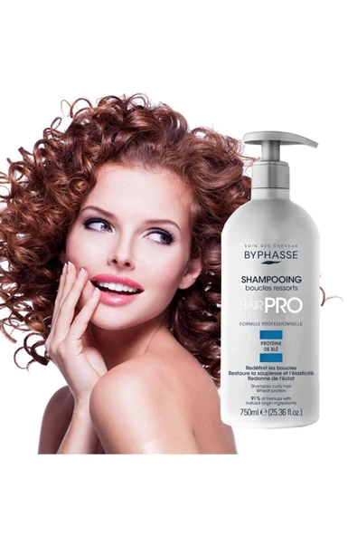 BYPHASSE Hair Pro Bukleli Saçlara Özel Canlandırıcı Şampuan 750ml - 4