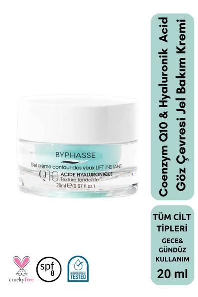 BYPHASSE Coenzym-Q10 Yaşlanma Karşıtı ve Toparlayıcı Göz Kremi 20ml