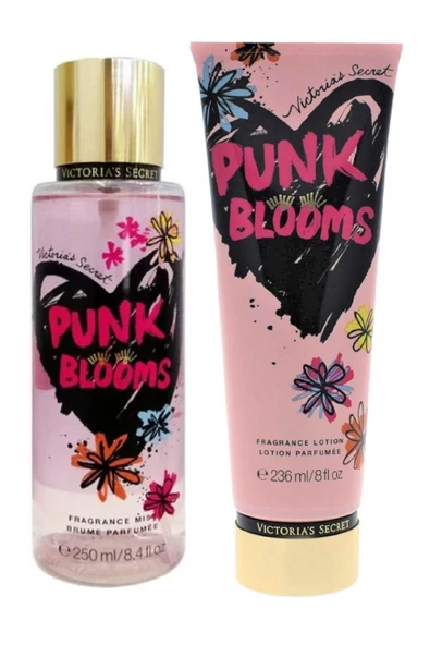 Victoria's Secret Punk Blooms Vücut Losyonu Ve Spreyi 2'li Set