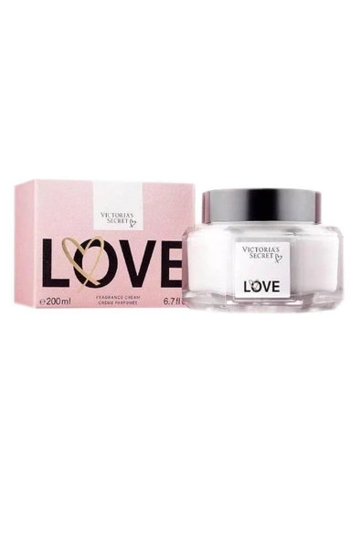 Victoria's Secret Love Fragrance Cream Cam Kavanoz Kadın Vücut Kremi 200 ml