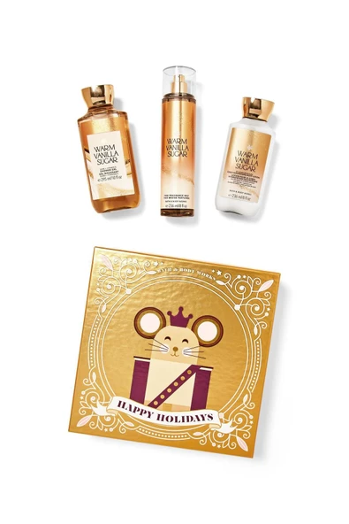 Bath & Body Works Warm Vanilla Sugar Hediye Seti ürün görseli