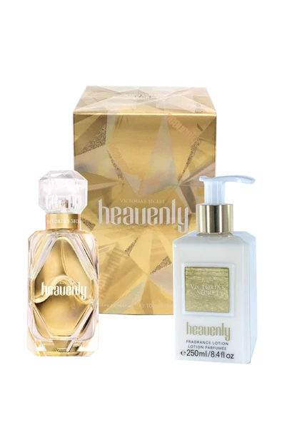 Victoria's Secret Heavenly Edp 100 ml Kadın Parfüm + 250 ml Vücut Losyonu 2li Set