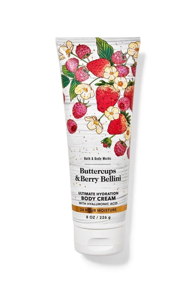 Bath & Body Works Buttercups & Berry Bellini Yoğun Nemlendirici Vücut Kremi 226gr