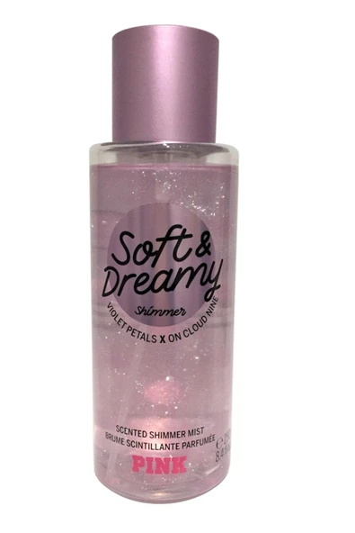Victoria's Secret Pink Soft & Dreamy Shimmer 250 ml Simli Işıltılı Vücut Spreyi