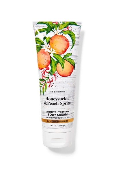 Bath & Body Works Honeysuckle & Peach Spritz Yoğun Nemlendirici Vücut Kremi 226gr