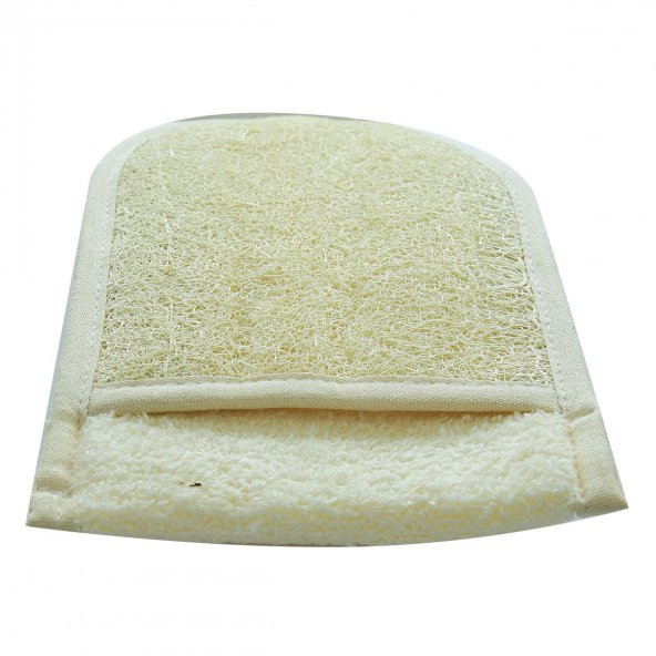 Doğal Kabak Lifli Banyo Duş Eldiveni Kese 15x25 Cm