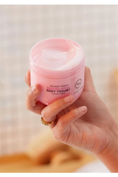 The Body Shop British Rose Body Yogurt 200ml - Resim 2