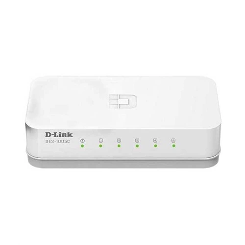 D-LINK 5 PORT 10/100 MBPS YÖNETİLEMEZ PLASTİK SWITCH DES-1005C