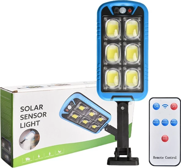 Powermaster ZB-150B Solar Sensörlü 150 Cob Ledli Solar Lamba - 2