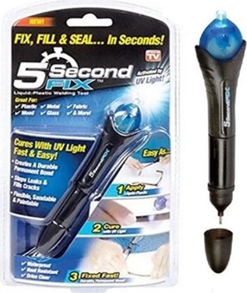 Fonnava 5 Second Fix 5 Saniyede Uv Cam Metal Ahşap Plastik Yapıştırıcı