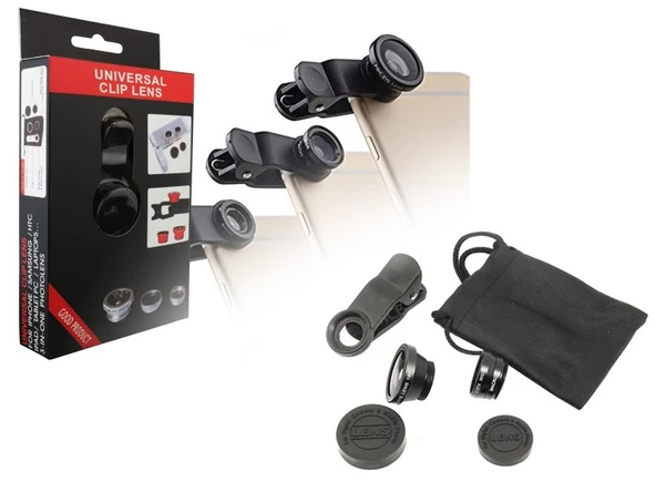 Powermaster Universal Akıllı Telefon Lens Seti 2 li